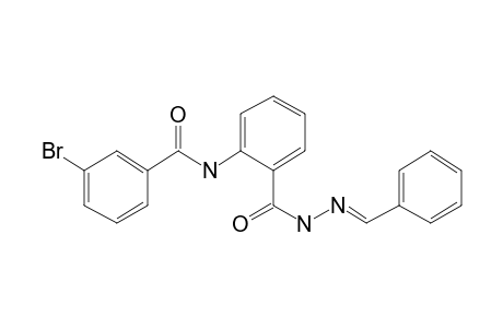 N'-Benzylidene-2-(3-bromobenzamido)benzhydrazide