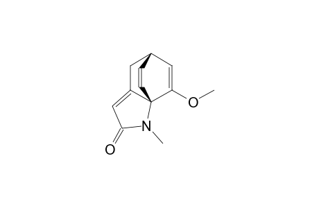 9-METHOXY-2-METHYL-2-AZATRICYCLO-[5.2.2.0(1,5)]-UNDECA-4,8,10-TRIEN-3-ONE