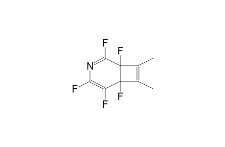 1,2,4,5,6-PENTAFLUORO-7,8-DIMETHYL-3-AZABICYCLO[4.2.0]OCTA-2,4,7-TRIENE