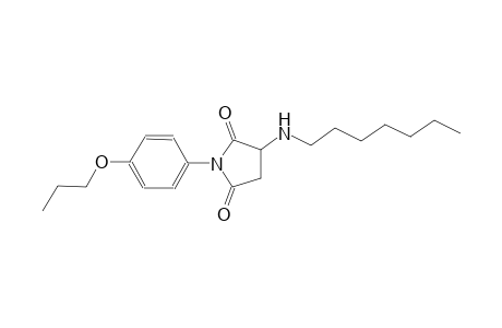 3-(heptylamino)-1-(4-propoxyphenyl)-2,5-pyrrolidinedione