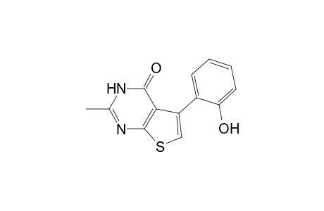 2-METHYL-5-(2-HYDROXY-PHENYL)-3,4-DIHYDRO-THIENO-[3,2-E]-PYRIMIDINE-4-ONE