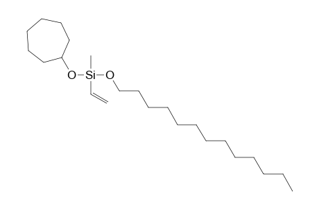 Silane, methylvinyl(cycloheptyloxy)tridecyloxy-