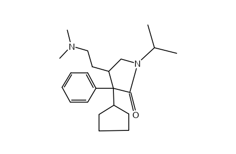 3-cyclopentyl-4-[2-(dimethylamino)ethyl]-1-isopropyl-3-phenyl-2-pyrrolidinone