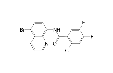 benzamide, N-(5-bromo-8-quinolinyl)-2-chloro-4,5-difluoro-