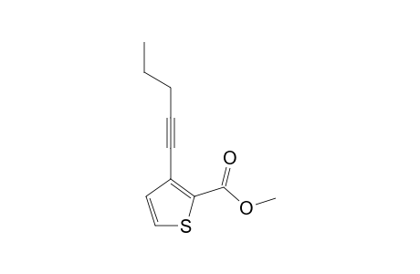 Methyl 3-(pent-1-ynyl)thiophene-2-carboxylate