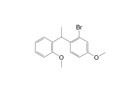 1-(2-Methoxyphenyl)-1-(2-bromo-4-methoxyphenyl)ethane