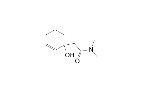 2-Cyclohexene-1-acetamide, 1-hydroxy-N,N-dimethyl-