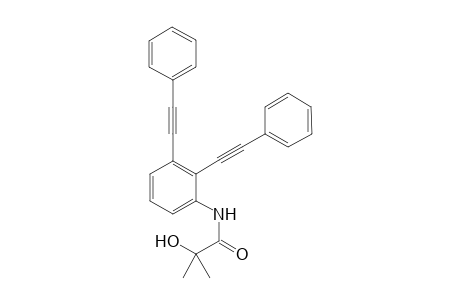 N-(2,3-Bis(2-phenylethynyl)phenyl)-2-hydroxy-2-methylpropanamide