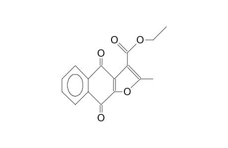 2-Methyl-4,9-dioxo-3-benzo[f]benzofurancarboxylic acid ethyl ester