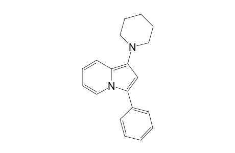 3-phenyl-1-(1-piperidyl)indolizine