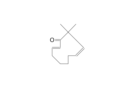 (E,Z)-11,11-Dimethyl-cycloundeca-2,8-dienone