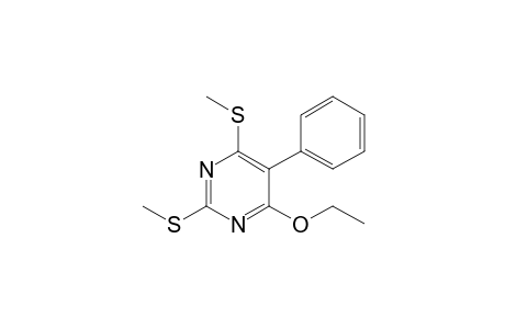 4-ETHOXY-5-PHENYL-2,6-BIS-(METHYLTHIO)-PYRIMIDINE