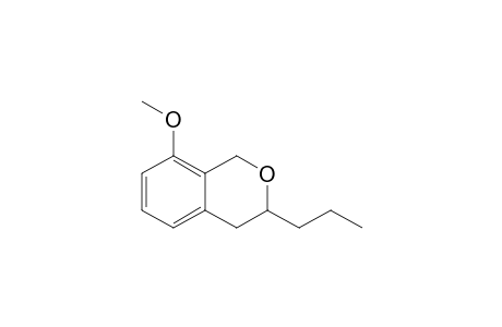 (+-)-8-methoxy-3-propyl-3,4-dihydro-1H-2-benzopyran