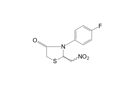 3-(p-FLUOROPHENYL)-2-(NITROMETHYLENE)-4-THIAZOLIDINONE