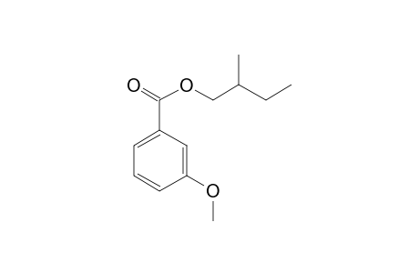 Benzoic acid, 3-methoxy-, 2-methylbutyl ester