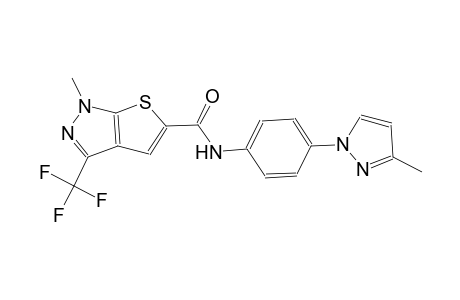 1H-thieno[2,3-c]pyrazole-5-carboxamide, 1-methyl-N-[4-(3-methyl-1H-pyrazol-1-yl)phenyl]-3-(trifluoromethyl)-