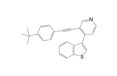 4-(Benzo[b]thien-3-yl)-3-((4-(tert-butyl)phenyl)ethynyl)pyridine