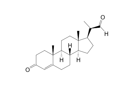 4-Pregnen-3-one-20β-carboxaldehyde