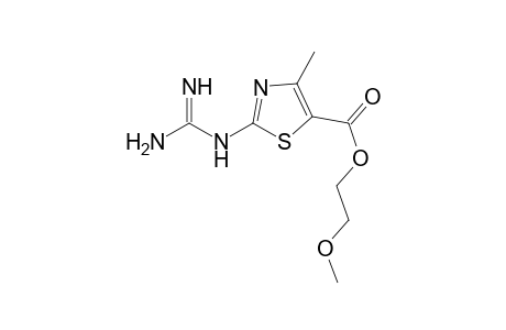 2-Methoxyethyl 2-carbamimidamido-4-methyl-1,3-thiazole-5-carboxylate