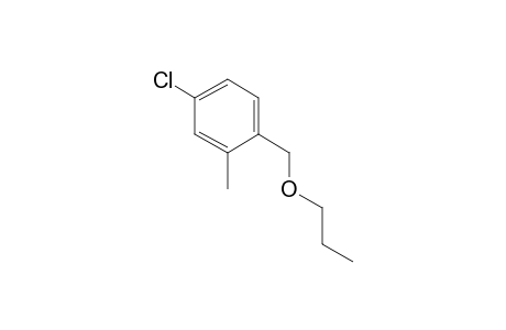 4-Chloro-2-methylbenzyl alcohol, N-propyl ether