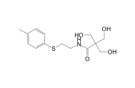 3-Hydroxy-2,2-bis(hydroxymethyl)-N-{2-[(4-methylphenyl)sulfanyl]ethyl}propanamide