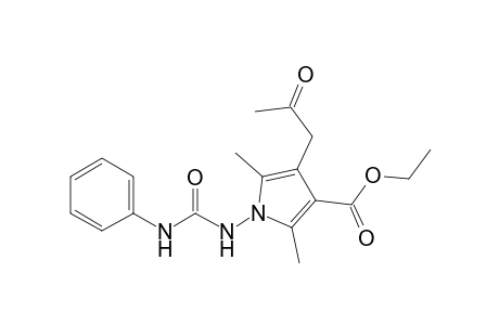 1-[[anilino(oxo)methyl]amino]-2,5-dimethyl-4-(2-oxopropyl)-3-pyrrolecarboxylic acid ethyl ester