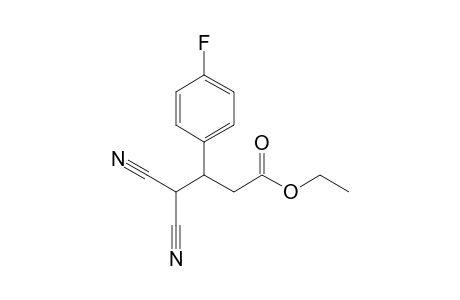 Ethyl 4,4-dicyano-3-(4-fluorophenyl)butyrate