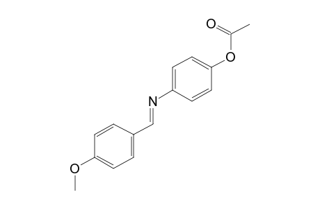 p-[(p-methoxybenzylidene)amino]phenol, acetate