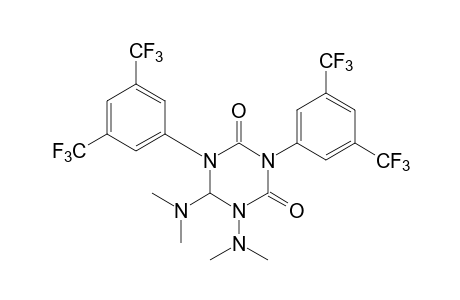 1,6-BIS(DIMETHYLAMINO)-3,5-BIS(alpha,alpha,alpha,alpha',alpha',alpha'-HEXAFLUORO-3,5-XYLYL)DIHYDRO-s-TRIAZINE-2,4(1H,3H)-DIONE