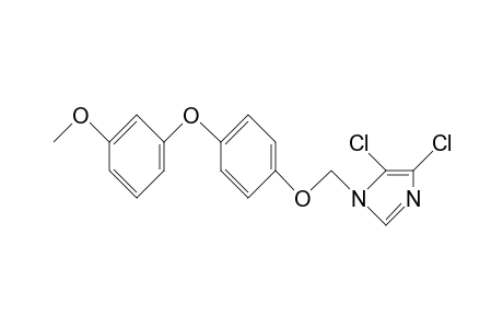 1H-Imidazole, 4,5-dichloro-1-[[4-(3-methoxyphenoxy)phenoxy]methyl]-