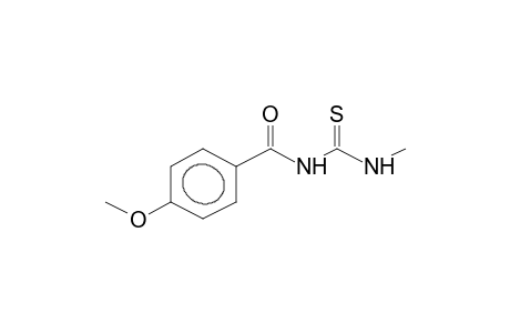 N-(4-METHOXYBENZOYL)-N'-METHYLTHIOUREA