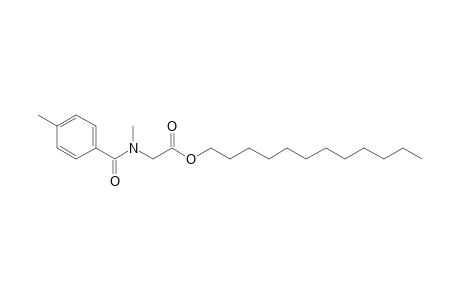 Sarcosine, N-(4-methylbenzoyl)-, dodecyl ester