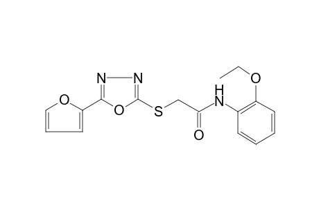 N-(2-Ethoxy-phenyl)-2-(5-furan-2-yl-[1,3,4]oxadiazol-2-ylsulfanyl)-acetamide