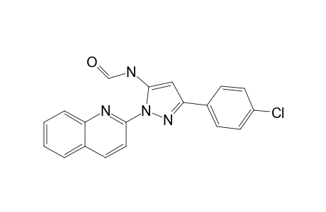 N'-(1-(2-Quinolinyl)-3-(4-chlorophenyl)-1H-pyrazol-5-yl)-formamide