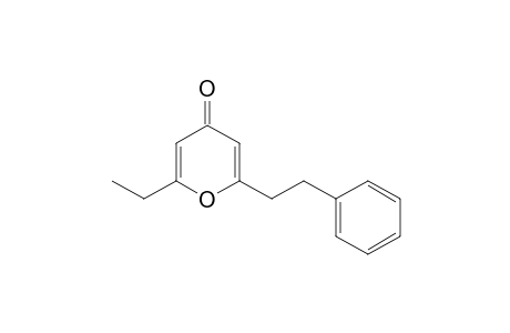 2-Ethyl-6-phenethylpyran-4-one