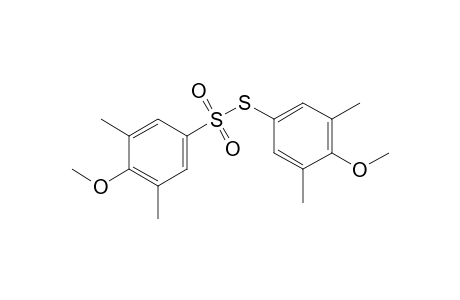 4-methoxythio-3,5-xylenesulfonic acid, s-4-methoxy-3,5-xylyl ester