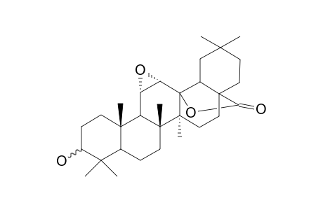 3.alpha.-Hydroxy-11.alpha.,12.alpha.-epoxy-oleanan-28,13.beta.-olide