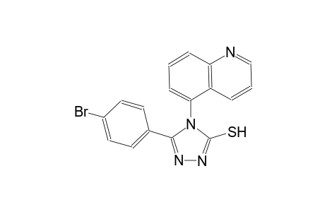 4H-1,2,4-triazole-3-thiol, 5-(4-bromophenyl)-4-(5-quinolinyl)-