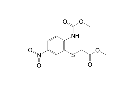 Methyl ((2-[(methoxycarbonyl)amino]-5-nitrophenyl)sulfanyl)acetate