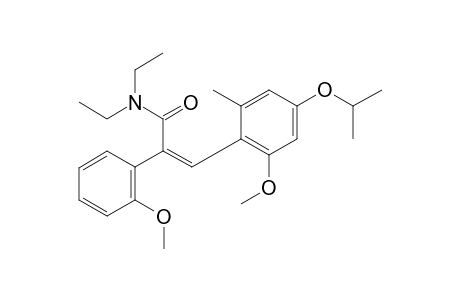 (Z)-N,N-Diethyl-3-(4-isopropoxy-2-methoxy-6-methylphenyl)-2-(2-methoxyphenyl)acrylamide