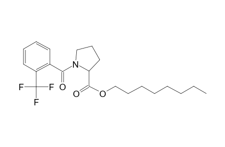 L-Proline, N-(2-trifluoromethylbenzoyl)-, octyl ester