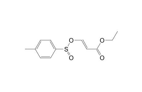 2-Propenoic acid, 3-[[(4-methylphenyl)sulfinyl]oxy]-, ethyl ester, (E)-