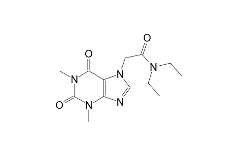 N,N-diethyl-1,3-dimethyl-2,6-dioxo-1,2,3-tetrahydropurine-7-acetamide