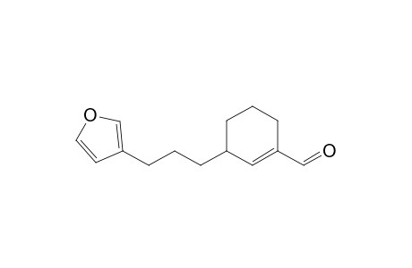 1-Cyclohexene-1-carboxaldehyde, 3-[3-(3-furanyl)propyl]-, (.+-.)-