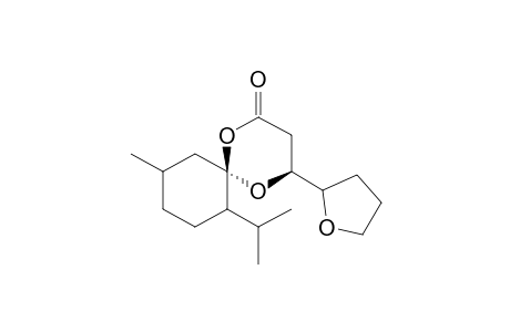 (4S,6R)-4-( Oxolan-2'-yl)-7-isopropyl-10-methyl-1,5-dioxaspiro[5,5]undecan-2-one