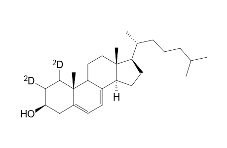 Cholesta-5,7-dien-1,2-t2-3-ol, (3.beta.)-