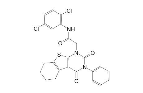 N-(2,5-dichlorophenyl)-2-(2,4-dioxo-3-phenyl-3,4,5,6,7,8-hexahydro[1]benzothieno[2,3-d]pyrimidin-1(2H)-yl)acetamide