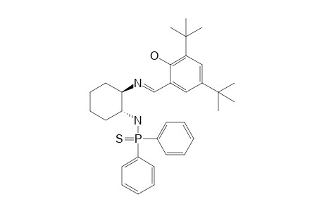 Trans-1-N-(3,5-di-tert-butyl-2-hydroxyphenylmethylene)amino-2-N'-(diphenylthioxophosphino)aminocyclohexane