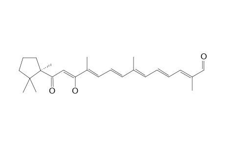 12'-Apo-.kappa.,.psi.-carotenal, 8-hydroxy-6-oxo-, (5R)-