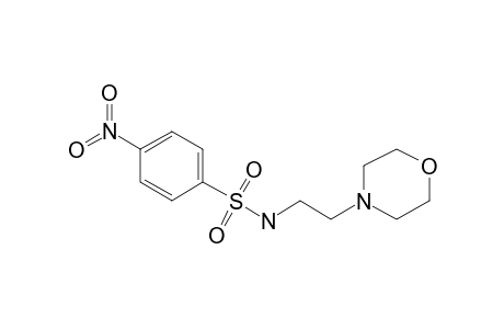 Benzenesulfonamide, N-[2-(4-morpholinyl)ethyl]-4-nitro-